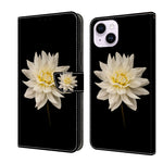 Crystal 3D Shockproof Protective Leather Phone Case, For iPhone 14 Pro, For iPhone 15 Plus
