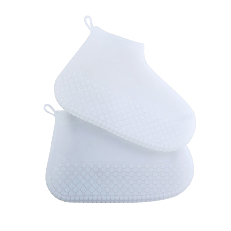 Silicone Non-slip Thickened Wear-resistant Waterproof Shoe Boots Cover, S, L, M