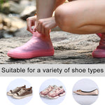 Silicone Non-slip Thickened Wear-resistant Waterproof Shoe Boots Cover, S, L, M