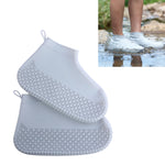 Silicone Non-slip Thickened Wear-resistant Waterproof Shoe Boots Cover, S, L, M