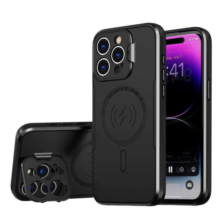 MagSafe Magnetic Invisible Camera Holder Phone Case, For iPhone 15 Pro Max, For iPhone 15 Pro, For iPhone 15 Plus, For iPhone 15