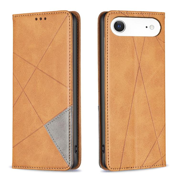 Rhombus Texture Magnetic Leather Phone Case, For iPhone 18 Pro Max/17 Pro Max, For iPhone 18 Pro/17 Pro, For iPhone 17, For iPhone 17 Air, For iPhone 16 Pro Max, For iPhone 16 Pro, For iPhone 16 Plus, For iPhone 16