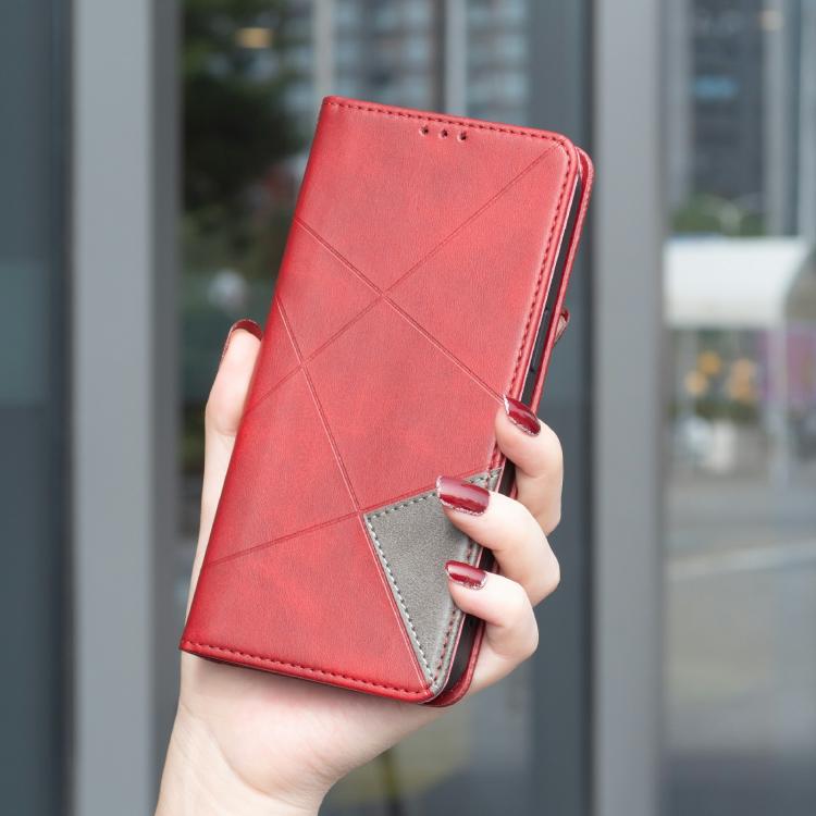 Rhombus Texture Magnetic Leather Phone Case, For iPhone 18 Pro Max/17 Pro Max, For iPhone 18 Pro/17 Pro, For iPhone 17, For iPhone 17 Air, For iPhone 16 Pro Max, For iPhone 16 Pro, For iPhone 16 Plus, For iPhone 16