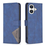 Magnetic Buckle Rhombus Texture Leather Phone Case, For iPhone 17 Pro Max, For iPhone 17 Pro, For iPhone 17, For iPhone Air, For iPhone 16 Pro Max, For iPhone 16 Pro, For iPhone 16 Plus, For iPhone 16
