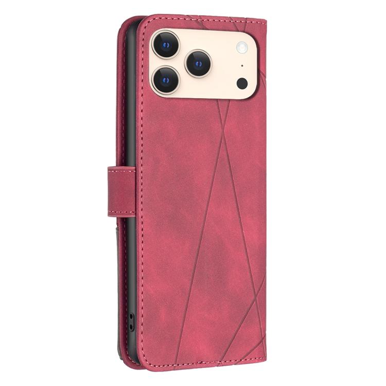 Magnetic Buckle Rhombus Texture Leather Phone Case, For iPhone 18 Pro/17 Pro, For iPhone 18 Pro Max/17 Pro Max, For iPhone 17, For iPhone 17 Air, For iPhone 16 Pro Max, For iPhone 16 Pro, For iPhone 16 Plus, For iPhone 16