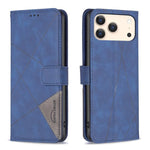 Magnetic Buckle Rhombus Texture Leather Phone Case, For iPhone 18 Pro/17 Pro, For iPhone 18 Pro Max/17 Pro Max, For iPhone 17, For iPhone 17 Air, For iPhone 16 Pro Max, For iPhone 16 Pro, For iPhone 16 Plus, For iPhone 16