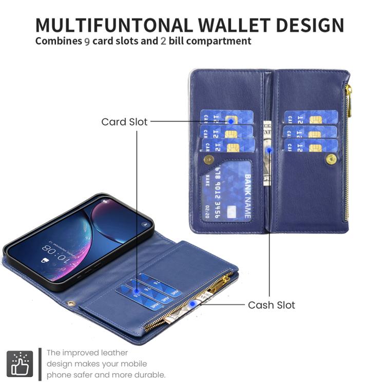 Diamond Lattice Zipper Wallet Leather Flip Phone Case, For iPhone 18 Pro/17 Pro, For iPhone 18 Pro Max/17 Pro Max, For iPhone 17, For iPhone 17 Air, For iPhone 16 Pro Max, For iPhone 16 Pro, For iPhone 16 Plus, For iPhone 16
