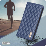 Diamond Lattice Magnetic Leather Flip Phone Case, For iPhone 18 Pro/17 Pro, For iPhone 18 Pro Max/17 Pro Max, For iPhone 17, For iPhone 17 Air, For iPhone 16 Pro Max, For iPhone 16 Pro, For iPhone 16 Plus, For iPhone 16