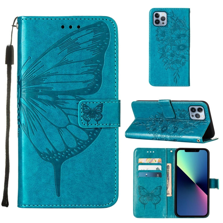 Embossed Butterfly Leather Phone Case, For iPhone 16 Pro, For iPhone 16 Plus, For iPhone 16, For iPhone 15 Pro Max, For iPhone 15 Pro, For iPhone 15 Plus