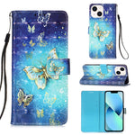 3D Painting Horizontal Flip Leather Phone Case, For iPhone 16 Pro, For iPhone 16 Plus, For iPhone 16, For iPhone 15 Pro Max, For iPhone 15 Pro, For iPhone 15 Plus