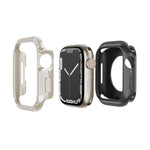 2-in-1 PC Hybrid TPU Armor Watch Case, For Apple Watch Series 6 / 5 / 4 / SE 44mm, For Apple Watch Series 6 / 5 / 4 / SE 40mm, For Apple Watch Ultra 3 / 2 / 1 49mm, For Apple Watch Series 9 / 8 / 7 45mm, For Apple Watch Series 9 / 8 / 7 41mm
