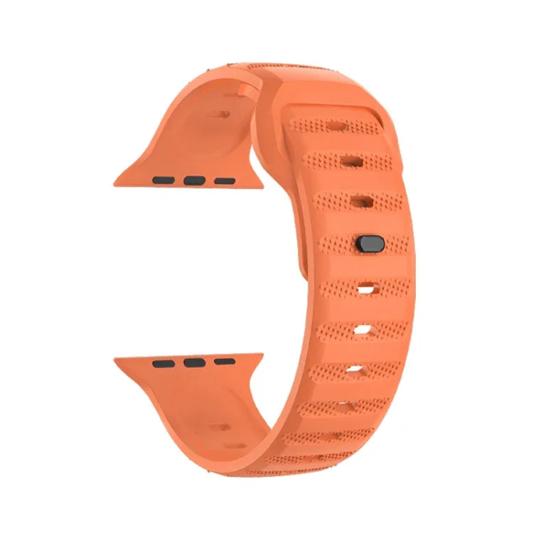 Dot Texture Fluororubber Watch Band, For Apple Watch 42mm, For Apple Watch 38mm
