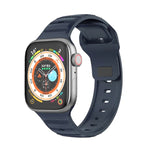 Dot Texture Fluororubber Watch Band, For Apple Watch 42mm, For Apple Watch 38mm