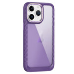Carbon Fiber Transparent Back Panel Phone Case, For iPhone 11 Pro Max, For iPhone 11