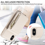 Crossbody Lanyard Zipper Wallet Leather Phone Case, For iPhone XS Max, For iPhone 7 Plus / 8 Plus