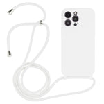 Crossbody Lanyard Liquid Silicone Case, For iPhone 16 Pro Max, For iPhone 16 Pro, For iPhone 16 Plus