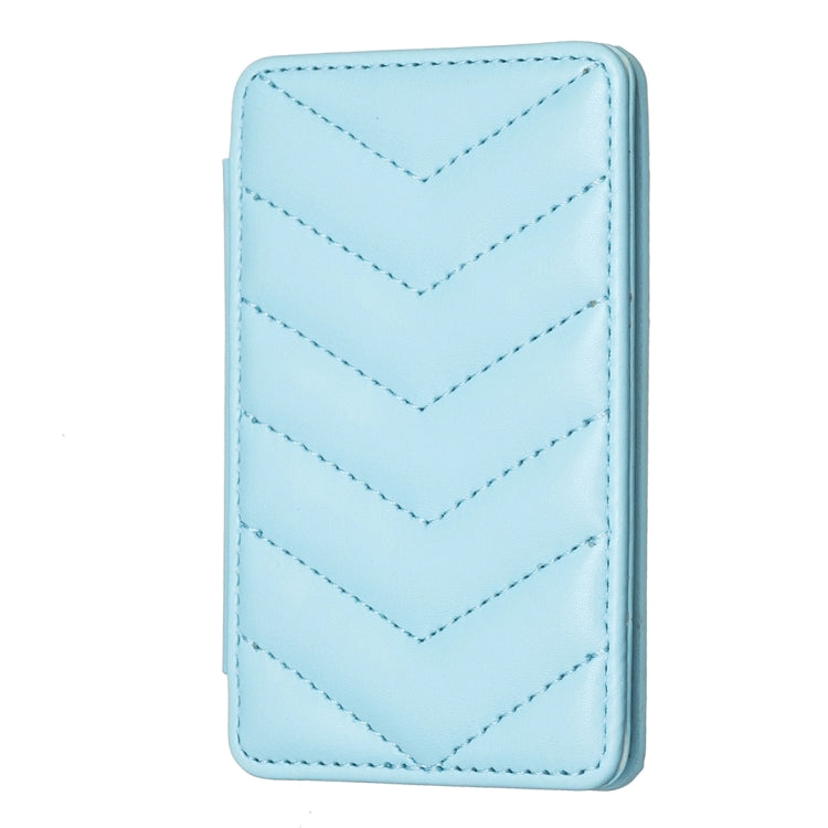 BFK02 Wave Pattern Card Bag Mobile Phone Back Sticker