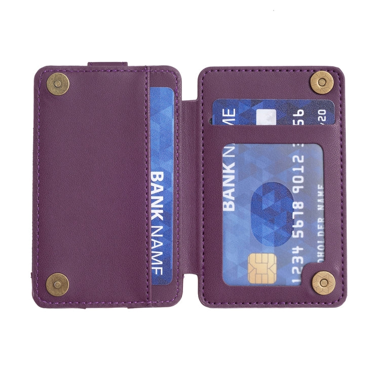 BFK03 Metal Ring Card Bag Mobile Phone Back Sticker