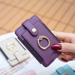 BFK03 Metal Ring Card Bag Mobile Phone Back Sticker