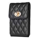 BFK07 Metal Buckle Vertical Card Bag Mobile Phone Back Sticker