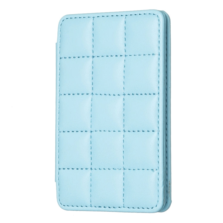 BFK01 Grid Pattern Card Bag Mobile Phone Back Sticker