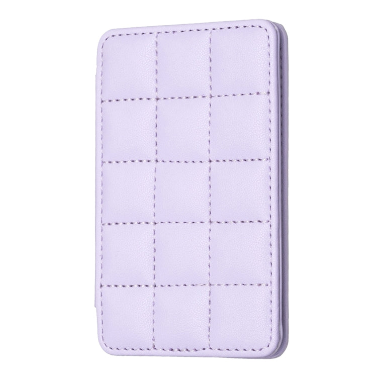 BFK01 Grid Pattern Card Bag Mobile Phone Back Sticker