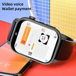 UNIWA X1S 1.9 inch IP67 Waterproof 4G Android 8.1 Dual Cameras Smart Watch Support Temperature Measurement, 2G+16G, 1G+8G