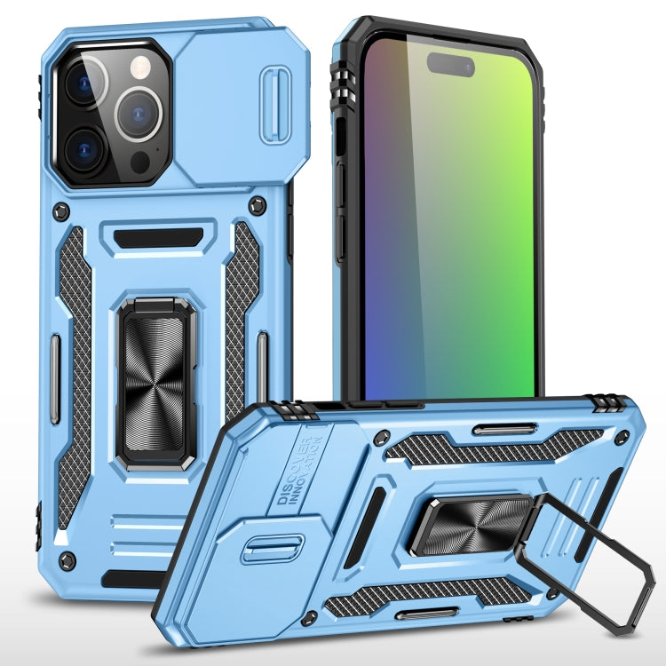 Armor PC + TPU Camera Shield Phone Case, For iPhone 17e / 16e, For iPhone 17 Pro Max, For iPhone 17 Pro, For iPhone 17, For iPhone Air, For iPhone 16 Pro Max