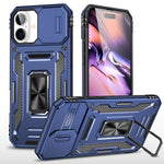 Armor PC + TPU Camera Shield Phone Case, For iPhone 16 Pro, For iPhone 16 Plus, For iPhone 16, For iPhone 15 Pro Max, For iPhone 15 Pro, For iPhone 15 Plus