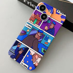 Painted Pattern Precise Hole PC Phone Case, For iPhone 13