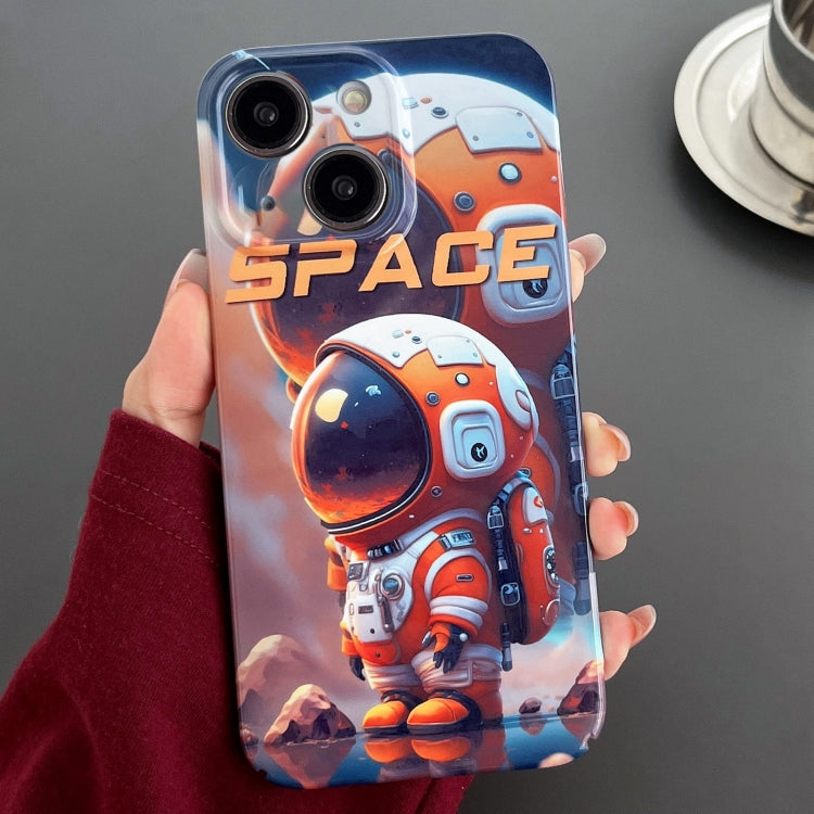 Painted Pattern Precise Hole PC Phone Case, For iPhone 13