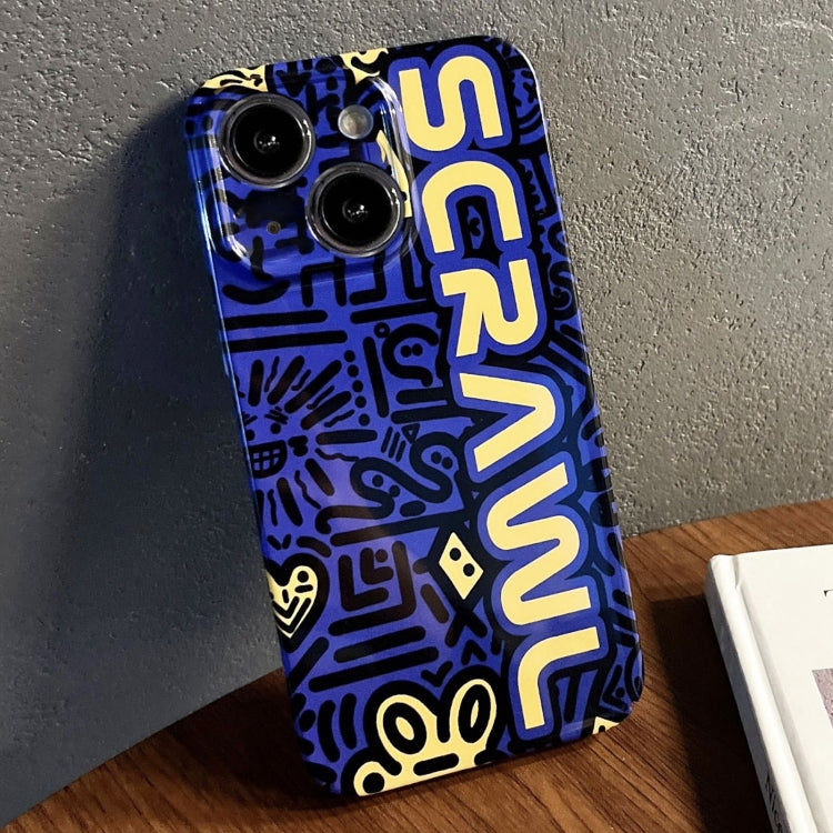 Painted Pattern Precise Hole PC Phone Case, For iPhone 13