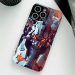 Painted Pattern Precise Hole PC Phone Case, For iPhone 12 Pro