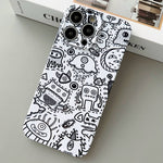 Painted Pattern Precise Hole PC Phone Case, For iPhone 12 Pro