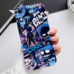 Painted Pattern Precise Hole PC Phone Case, For iPhone XR