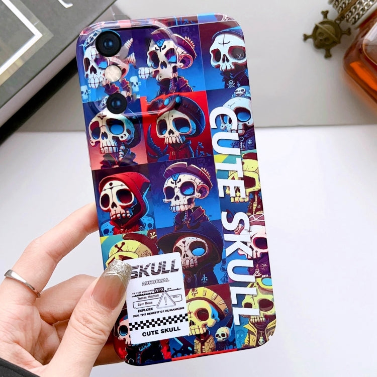 Painted Pattern Precise Hole PC Phone Case, For iPhone XS Max
