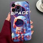 Painted Pattern Precise Hole PC Phone Case, For iPhone 15 Pro Max