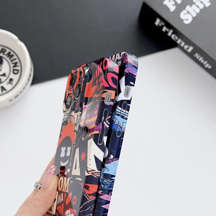 Painted Pattern Precise Hole PC Phone Case, For iPhone 13 Pro Max