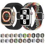 Nylon Loop Magnetic Buckle Watch Band, For Apple Watch SE 40mm, For Apple Watch SE 44mm