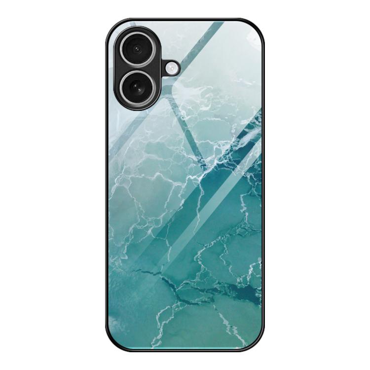 Marble Pattern Glass Protective Phone Case, For iPhone 17 Pro Max, For iPhone 17 Pro, For iPhone 17, For iPhone Air, For iPhone 15 Pro Max, For iPhone 15 Pro