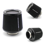 XH-UN077-079 Car High Flow Cold Cone Engine Air Intake Filter, 63mm, 76mm, 101mm