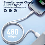 JOYROOM SA26-CL3 Flash Charge Series 30W USB-C / Type-C to 8 Pin Fast Charging Data Cable, 1m