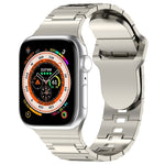 Square Buckle Armor Style Silicone Watch Band, For Apple Watch 3 42mm, For Apple Watch 2 42mm, For Apple Watch 2 38mm