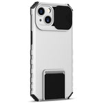 Stereoscopic Holder Sliding Camshield Phone Case, For iPhone 15 Plus, For iPhone 15