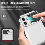 Stereoscopic Holder Sliding Camshield Phone Case, For iPhone 15 Plus, For iPhone 15