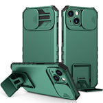 Stereoscopic Holder Sliding Camshield Phone Case, For iPhone 15 Plus, For iPhone 15