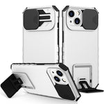 Stereoscopic Holder Sliding Camshield Phone Case, For iPhone 15 Plus, For iPhone 15
