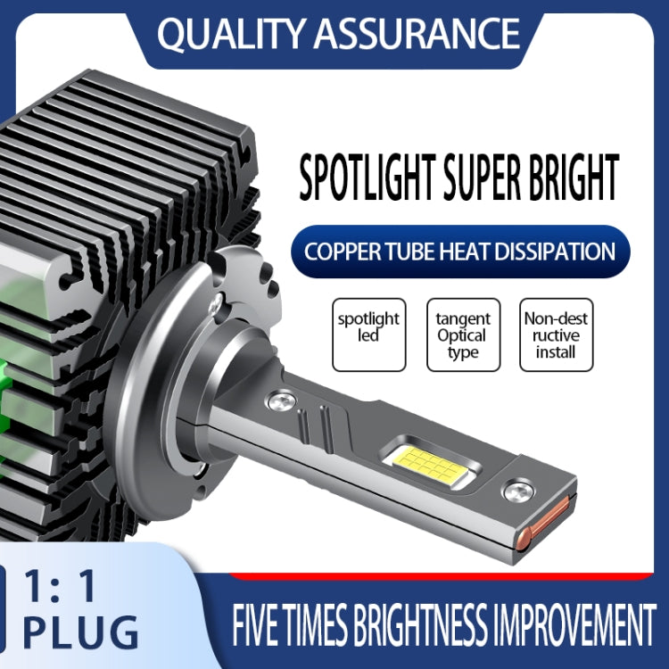 P15 1 Pair D1S / D1R DC10-32V / 35W / 6000K / 4000LM IP68 Waterproof Car LED Headlight, D1S / D1R