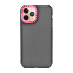 Color Contrast Lens Frame Transparent TPU Phone Case, For iPhone 11, For iPhone 11 Pro