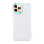 Color Contrast Lens Frame Transparent TPU Phone Case, For iPhone 11, For iPhone 11 Pro